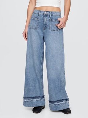 Gap Mid Rise Ultra Soft Baggy Jeans
